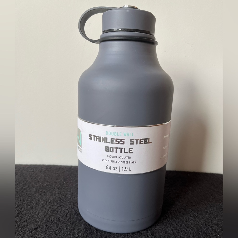Wellness 64 oz Double Wall Stainless Steel Vacuum Insulated Bottle